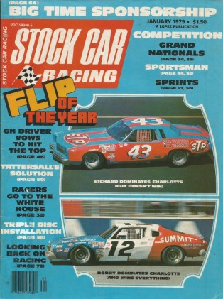 STOCK CAR RACING 1979 JAN - SILVA, WOOD Bros, MANNING, Allison, Schaefer 100